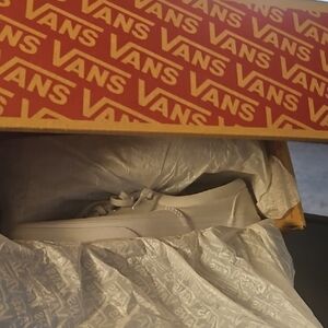 NWT Vans All-White Low-Top Sneakers